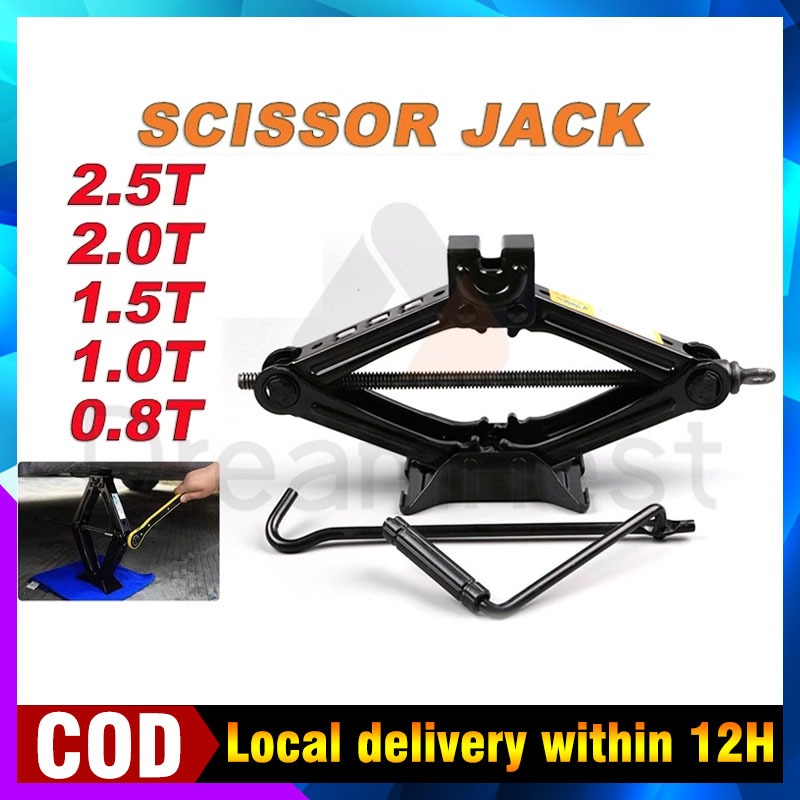 2 Ton Jack for Car Auto Labor Saving Jack Scissor Jack Rocker Car Truck ...