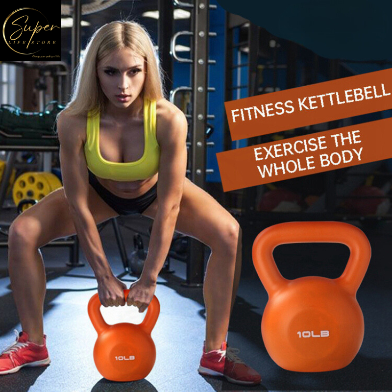 【SLS】Dumbbell Set 5lb to 20Lbs Kettlebell Gym For Home set workout ...