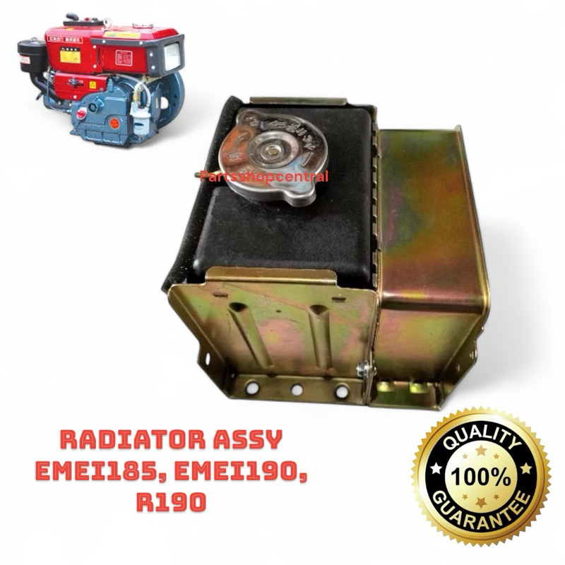 RADIATOR ASSY EMEI85, EMEI90/R190 WATERCOOLED DIESEL ENGINE | Shopee ...