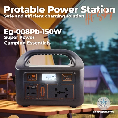 220V Power station Big capacity Power Bank portable Generator with Solar panel