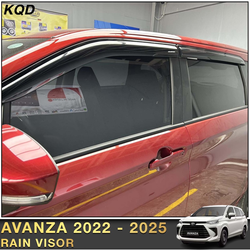 TOYOTA AVANZA 2012 - 2026 RAIN VISOR HIGH QUALITY (2012 2014 2016 2018 ...