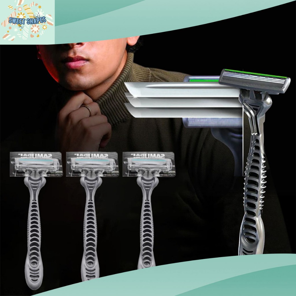 Sweet Shape 6pcs. 12pcs. Shaver Razor Manual Perfect Razor Men's Three ...