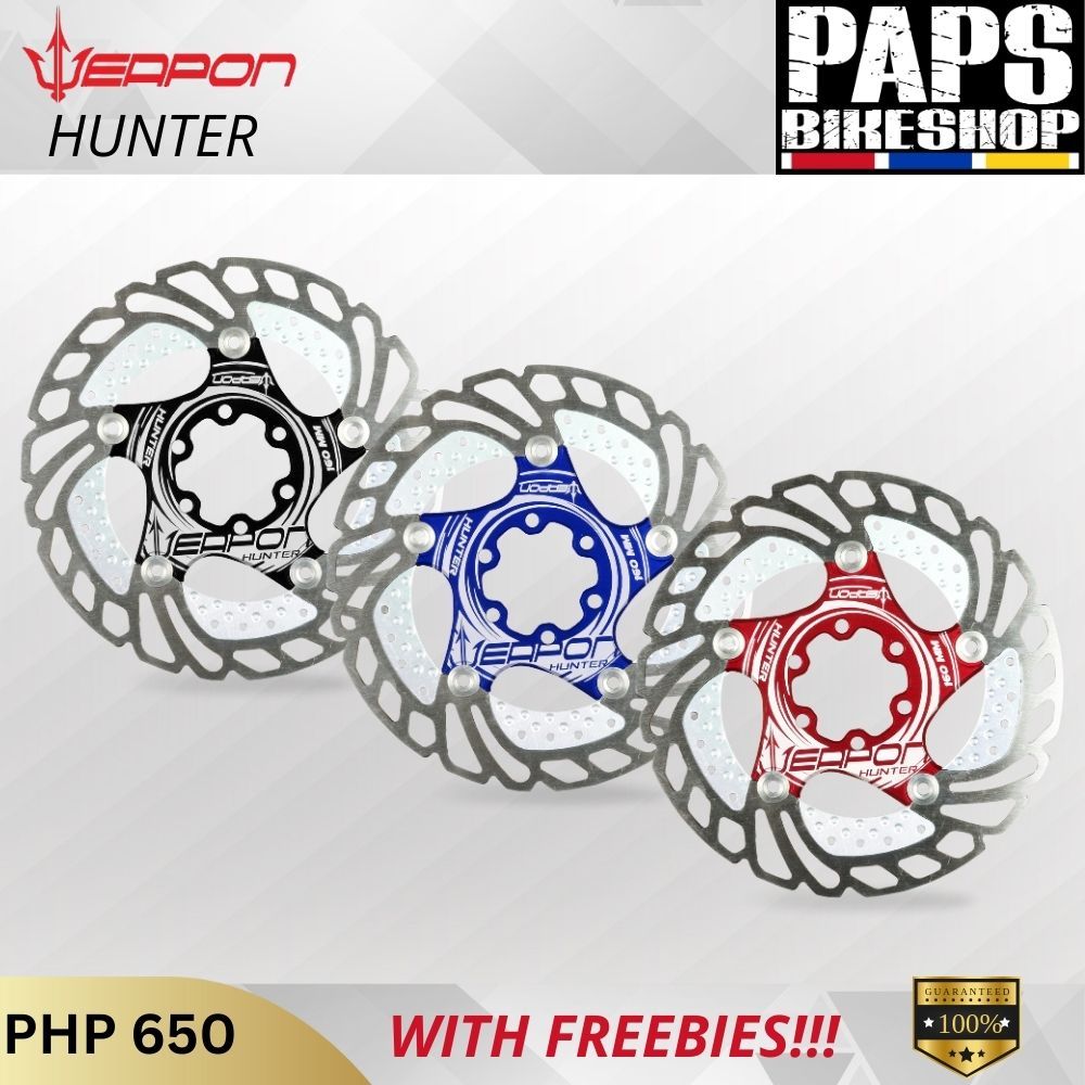 WEAPON HUNTER ROTOR 160mm SOLD PER PIECE | Shopee Philippines