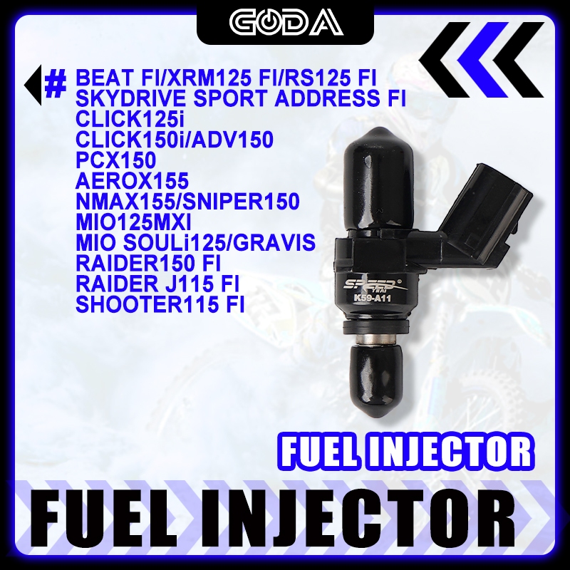 MOTORCYCLE FUEL INJECTOR FOR CLICK125I/150I/MIO125/RAIDER150 FI/NMAX155 ...