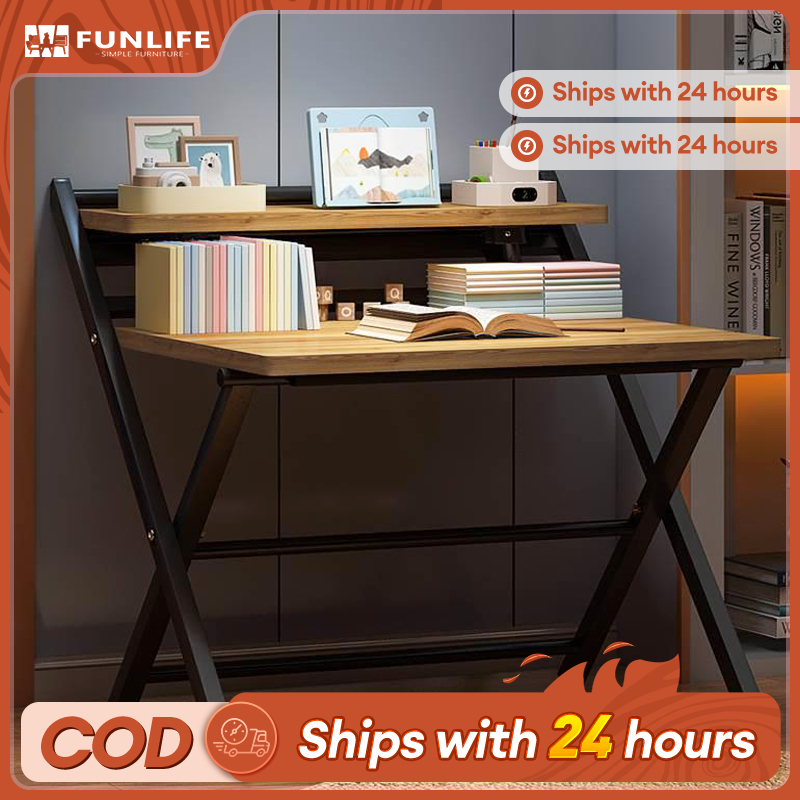 Foldable Table Desk Portable Study Table Computer Table Multipurpose ...