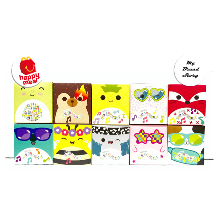 Mcdo Happy Meal Squishmallows Complete Set Brand New | Shopee Philippines