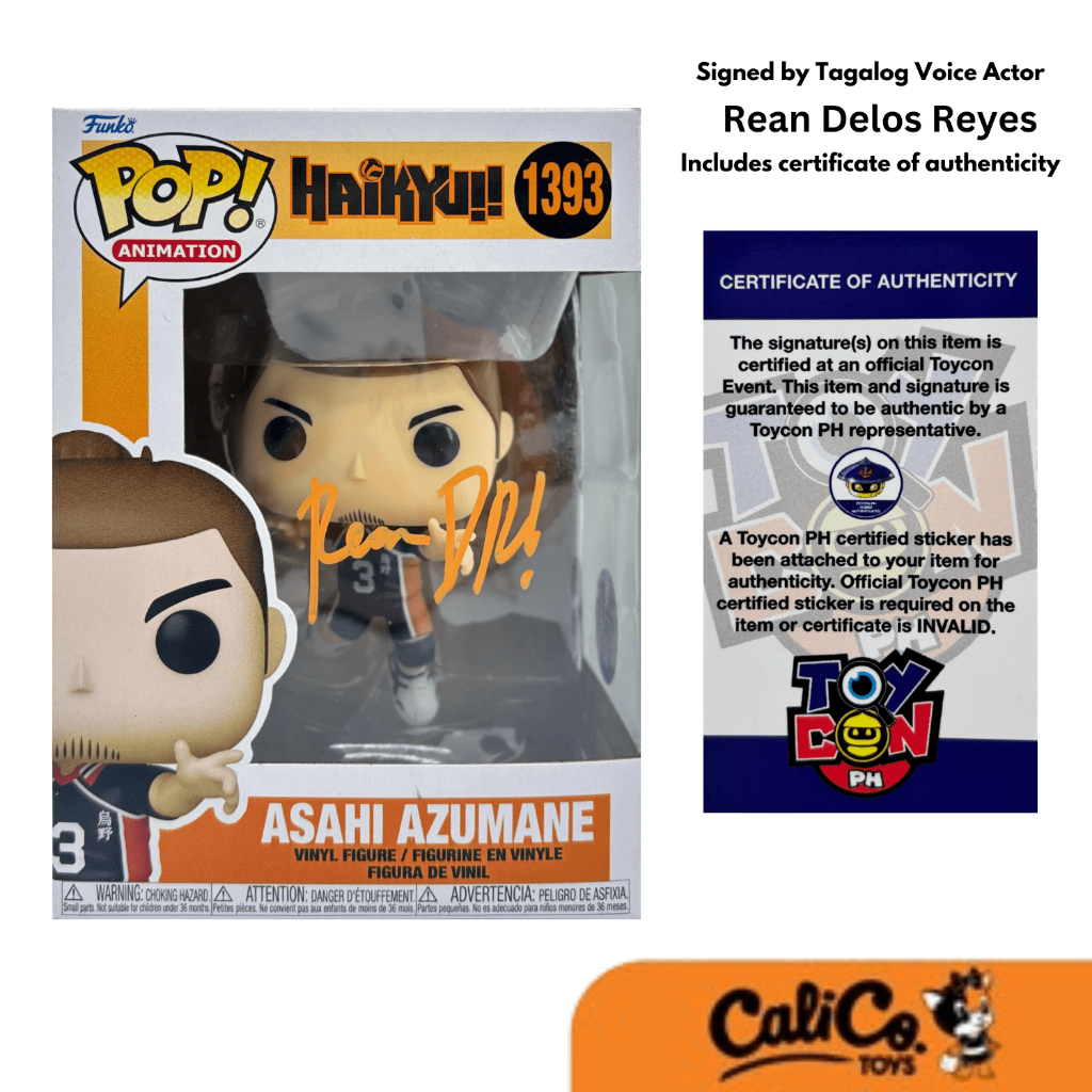 Funko POP! Animation: Haikyu!! - Asahi Azumane SIGNED BY TAGALOG VOICE ...