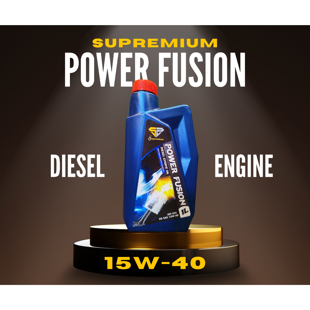 Supremium Power Fusion 15W-40 (for Diesel Engine) Premium Synthetic Oil ...