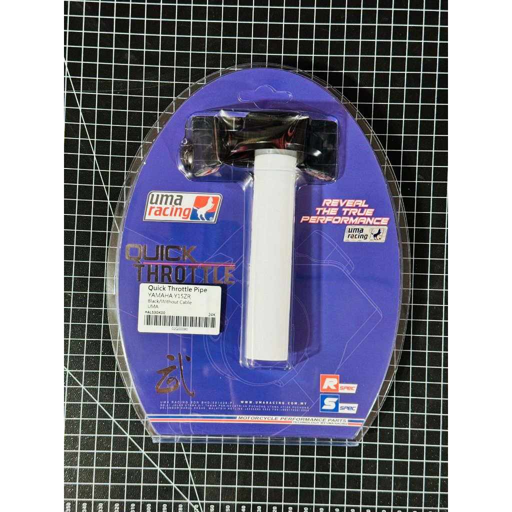 UMA RACING QUICK THROTTLE w/o CABLE for YAMAHA Y15ZR BLACK | Shopee ...