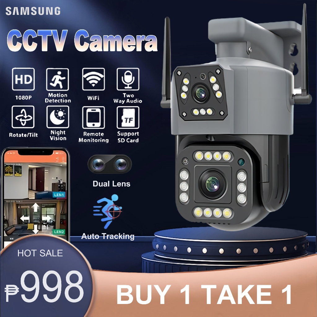BUY 1 TAKE 1 HD Outdoor Waterproof V380 Pro CCTV Camera Connect ...