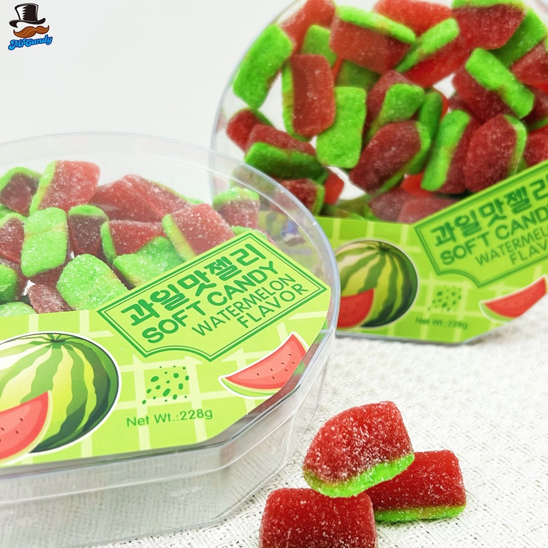 【Mr candy】228g watermelon fruit flavor pudding Candy /flavored gummies ...