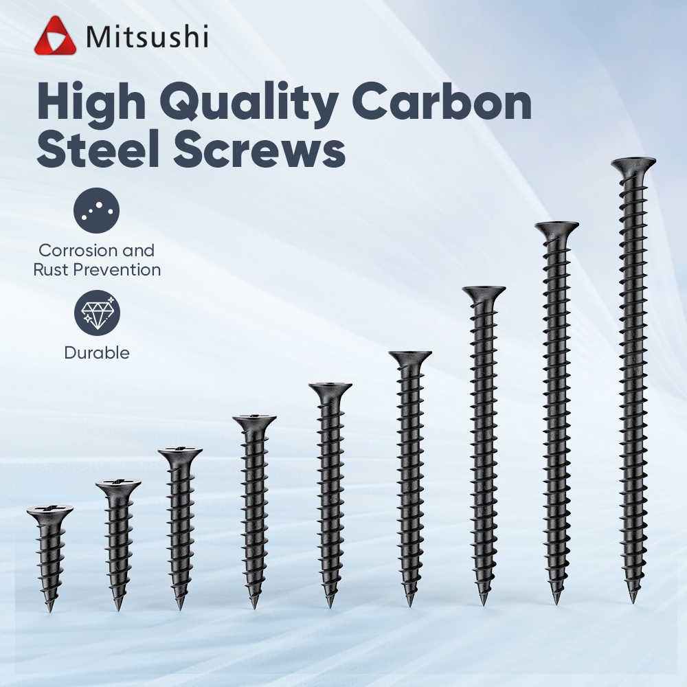 Mitsushi Wooden head long self tapping external wooden screws fasteners ...
