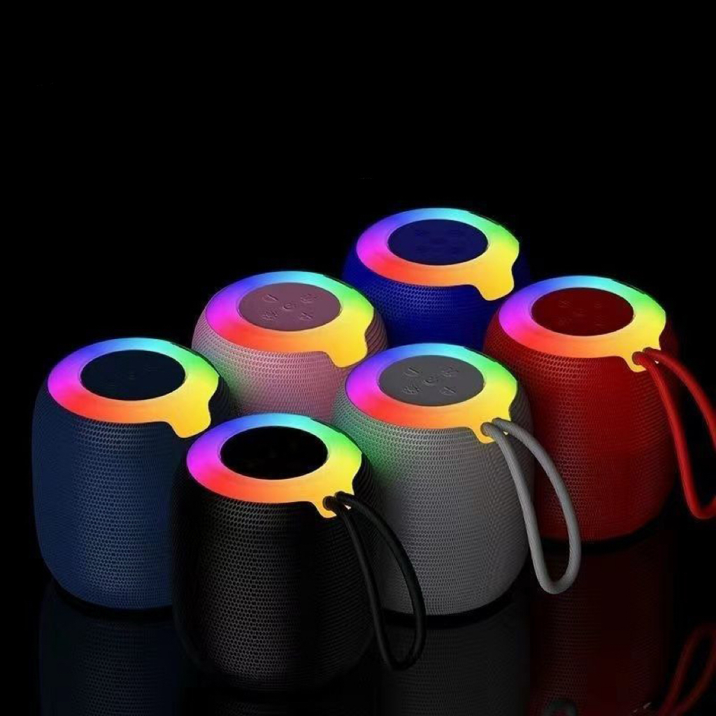 RGB Colorful Light Effect Portable subwoofer Wireless Bluetooth Speaker ...