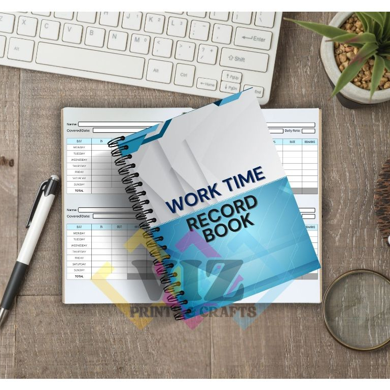 work-time-record-book-log-book-journal-tracker-notebook