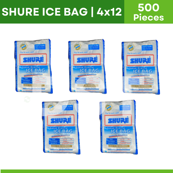 Shure Ice Bag Plastic ng Yelo Ice water bag | 500 pcs & 100 pcs (100 ...