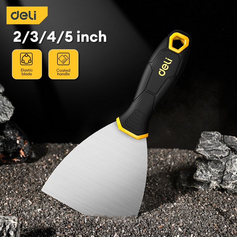 Deli Tool 2/3/4/5 Inches Putty Knife Stainless Paint Scraperputty ...