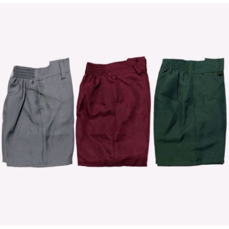 Short Uniform for boys (Gray, Maroon, Dark Green) | Shopee Philippines