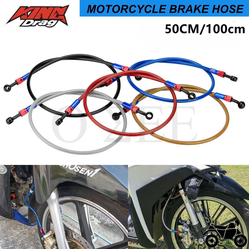 50cm Rear Brake Line Hose For Dirt Bike ATV Quad Atomik Thumpstar 10mm Banjo - Foto 7