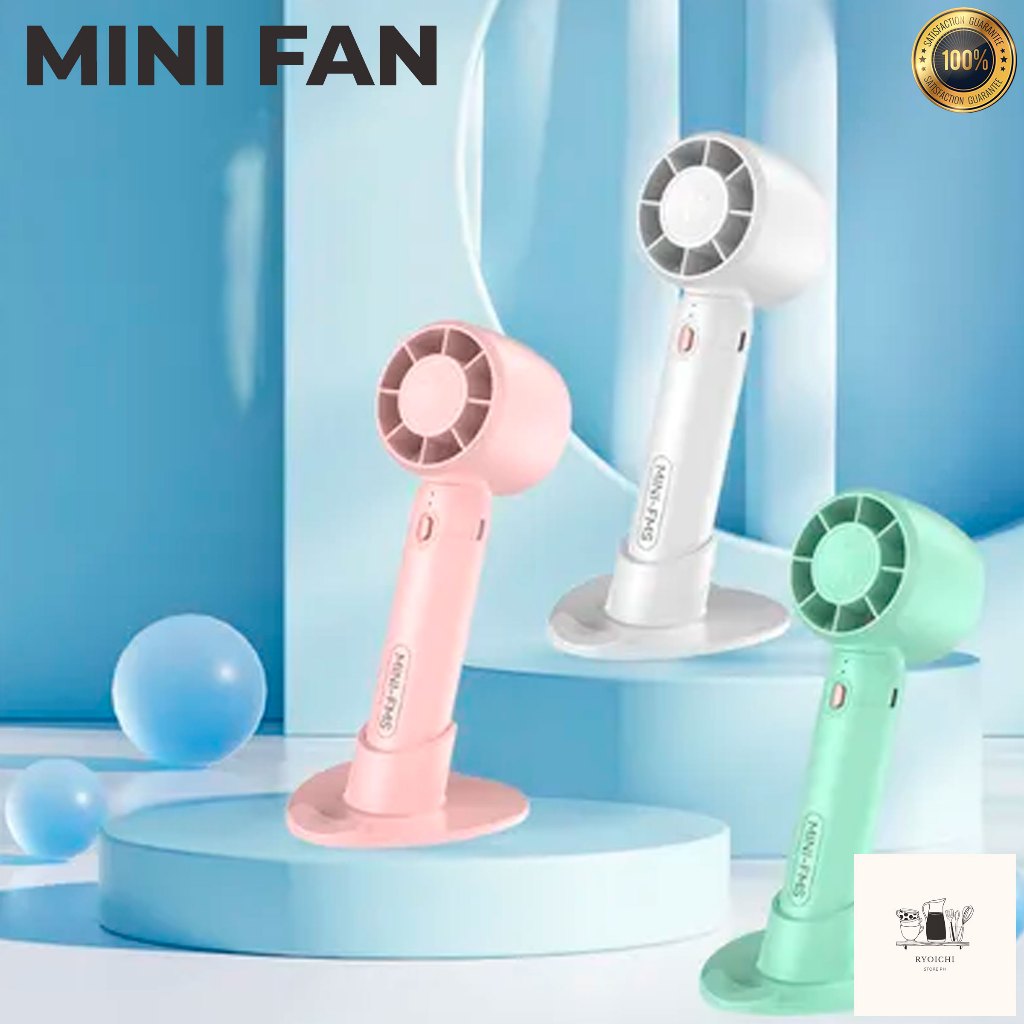 2000mAh Mini Fan Electric Fan Desktop Fan Travel Handheld Fan Portable ...