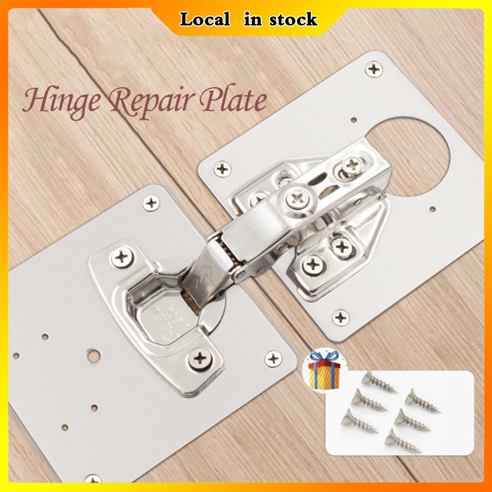 Plate Rust Resistant Steel Furniture Cupboard Cabinet Door Hinges ...