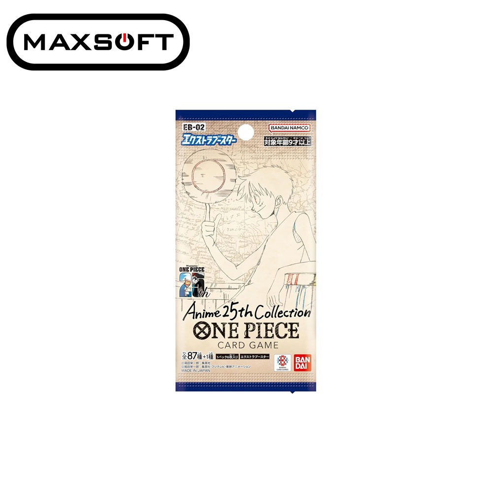 Anime Booster Box One Piece Card Game Booster Box EB-02  25th Anniversary  Collection, Japanese Edition, Sealed One Piece Card Game EB-02