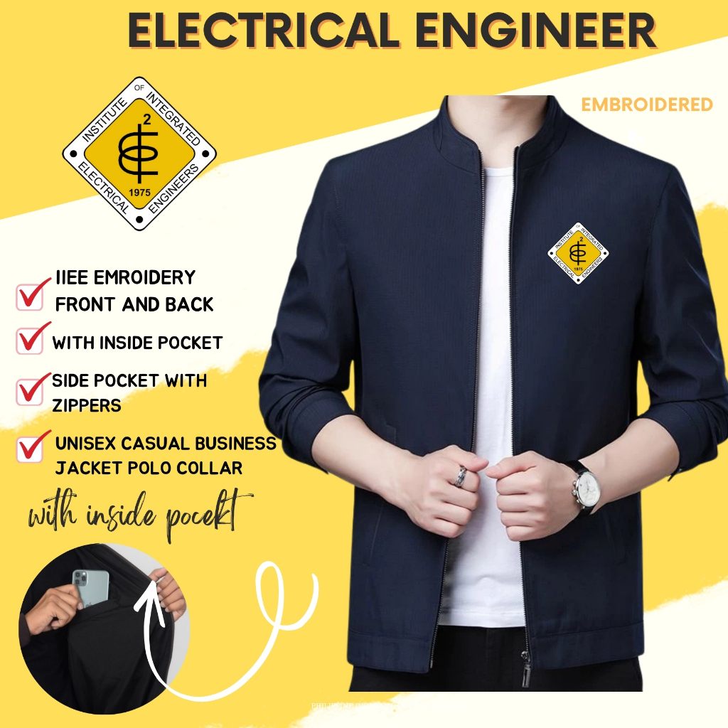 Electrical Engineer IIEE Business Corporate Casual Jacket Front and ...