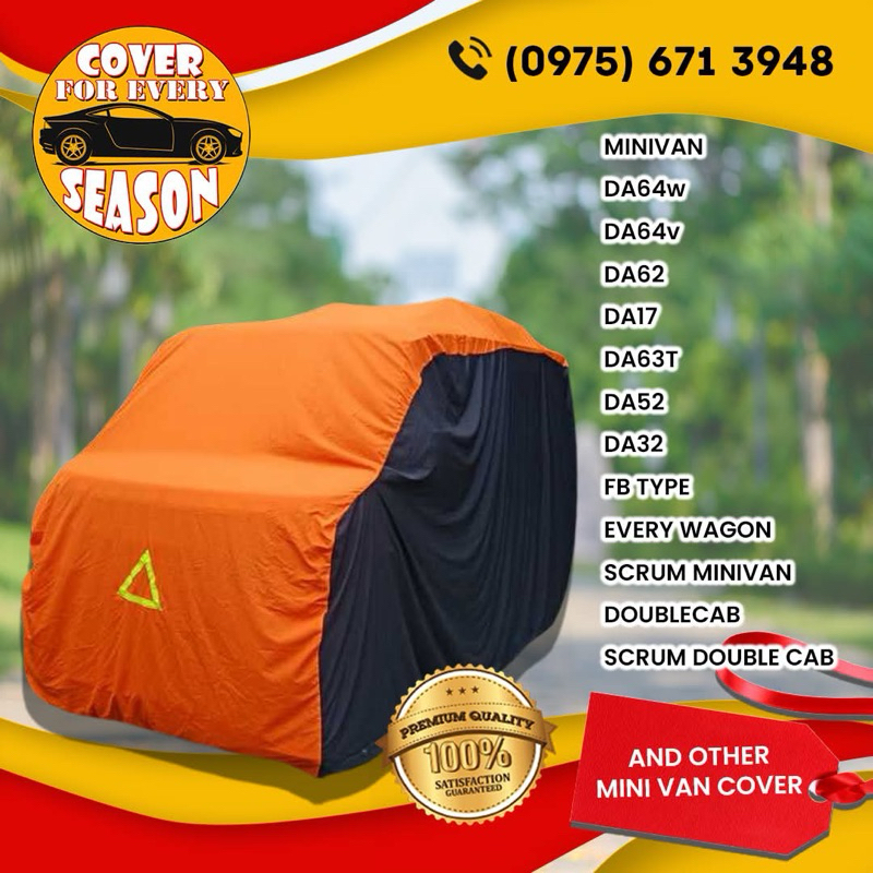 100% WATER REPELLANT / MINIVAN CAR COVER (Wagon, DA, Carry, Cat Eye ...