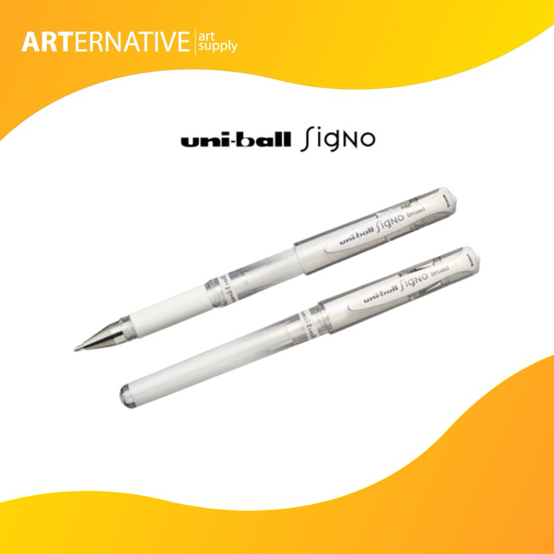 UNI ball Signo White Gel Pen | Shopee Philippines
