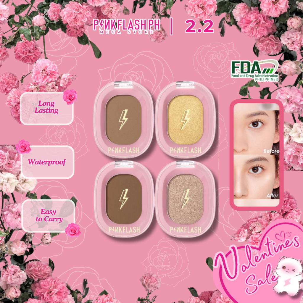 PINKFLASH Highlighter Face Contour Soft Waterproof Contour Soft Smooth ...