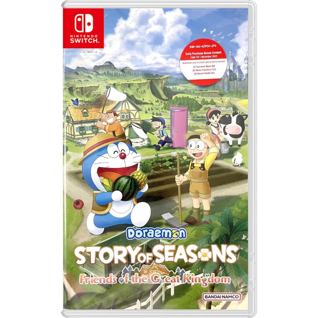 Nintendo Switch game DORAEMON STORY OF SEASONS Friends of the Great ...