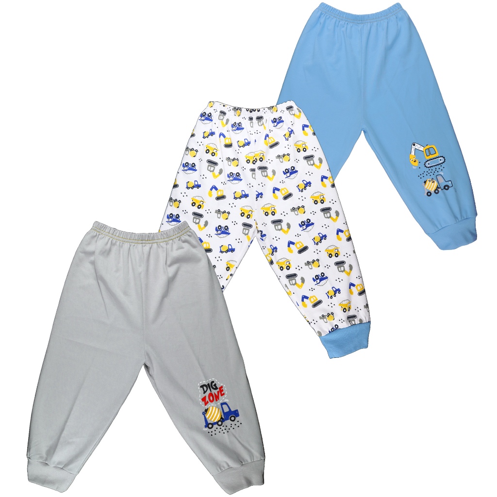 Teeter Totter 3-piece Boy 2 to 5 year old Cotton Pajama Pants Legband ...