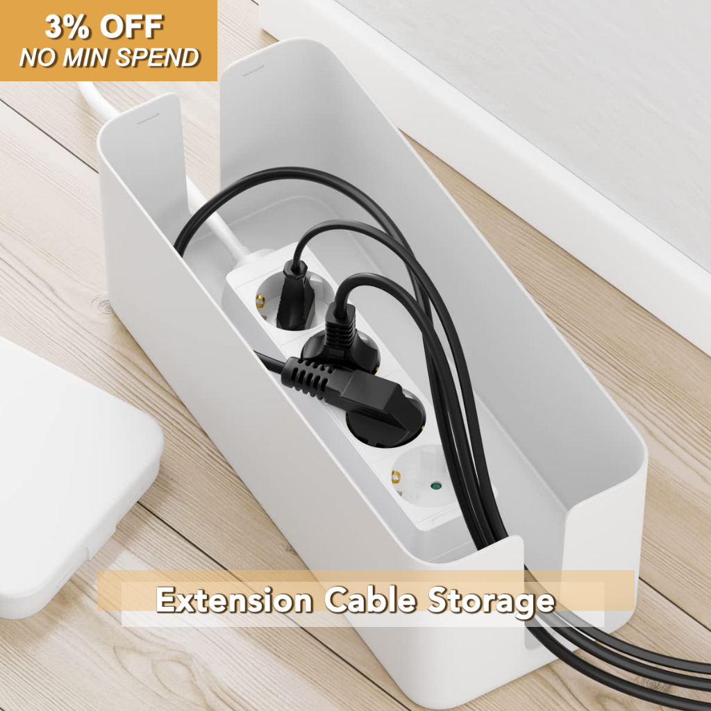 HomeIQ Extension Cable Storage Organizer | Shopee Philippines