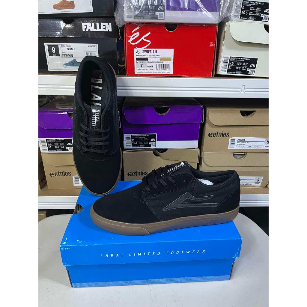 lakai griffin black gum