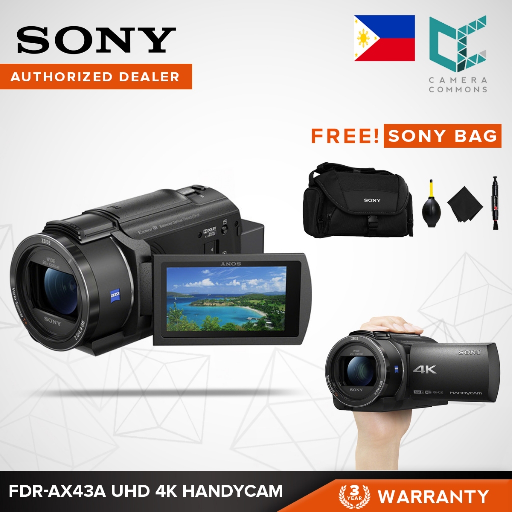 Jual Sony FDR-AX43A 4K Handycam Camcorder | Shopee Indonesia