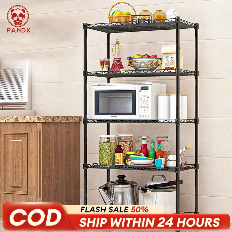3/4/5 Tier Kitchen Rack Organizer Storage Metal Rack Organizer Layer ...