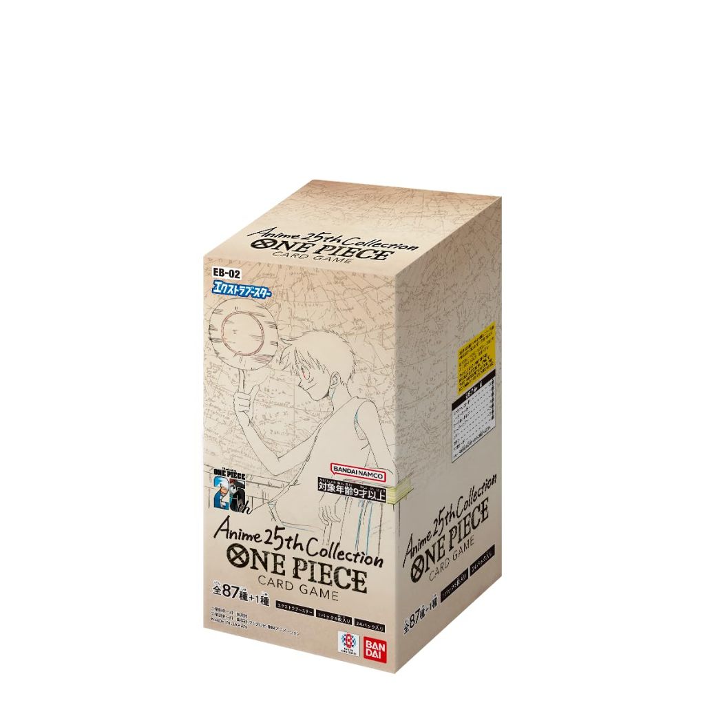 Japanese One Piece Anime 25th Collection Booster Box *Sealed* - EB-02, Trading Card Game, US Seller