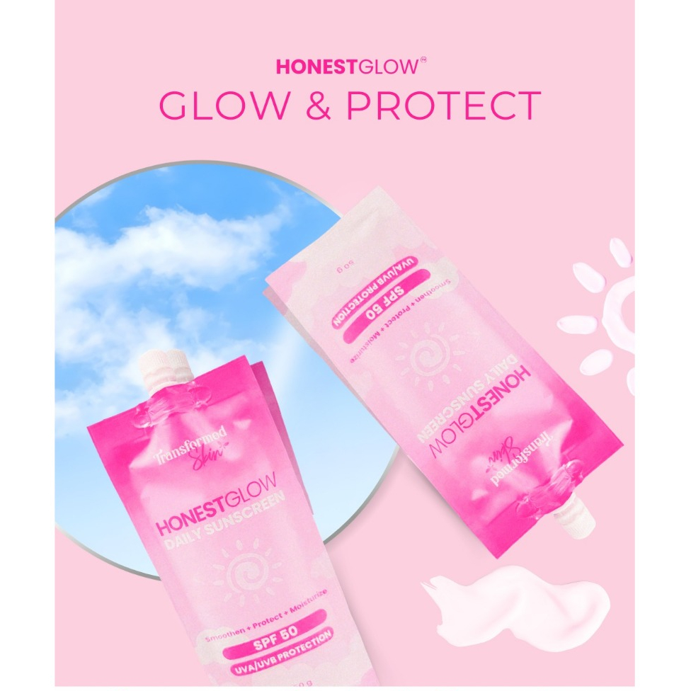 Buy 1 take 1- Honest Glow Sunscreen SPF50+++ | Shopee Philippines