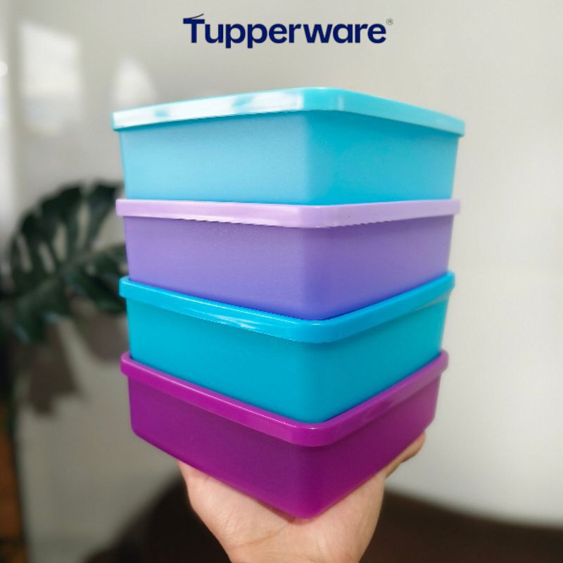 Tupperware Square Away Lunchbox 680ml/140ml (Read description before ...