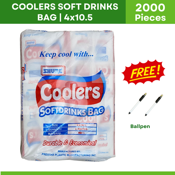 Shure Cooler Plastic Bag | Softdrinks | 2000 pcs (20 packs/100 pcs per ...