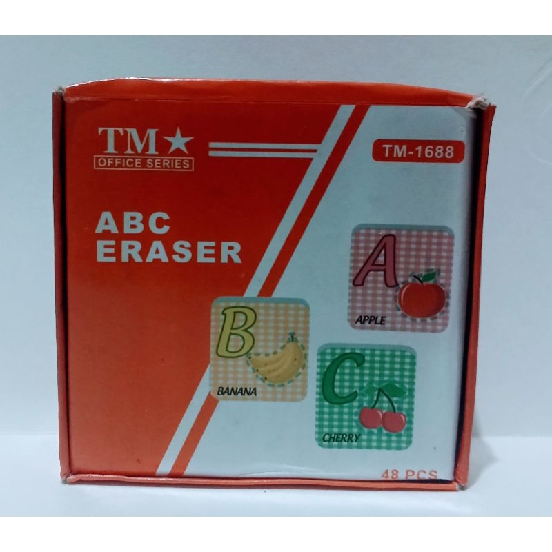 Eraser ABC 48pcs / box | Shopee Philippines