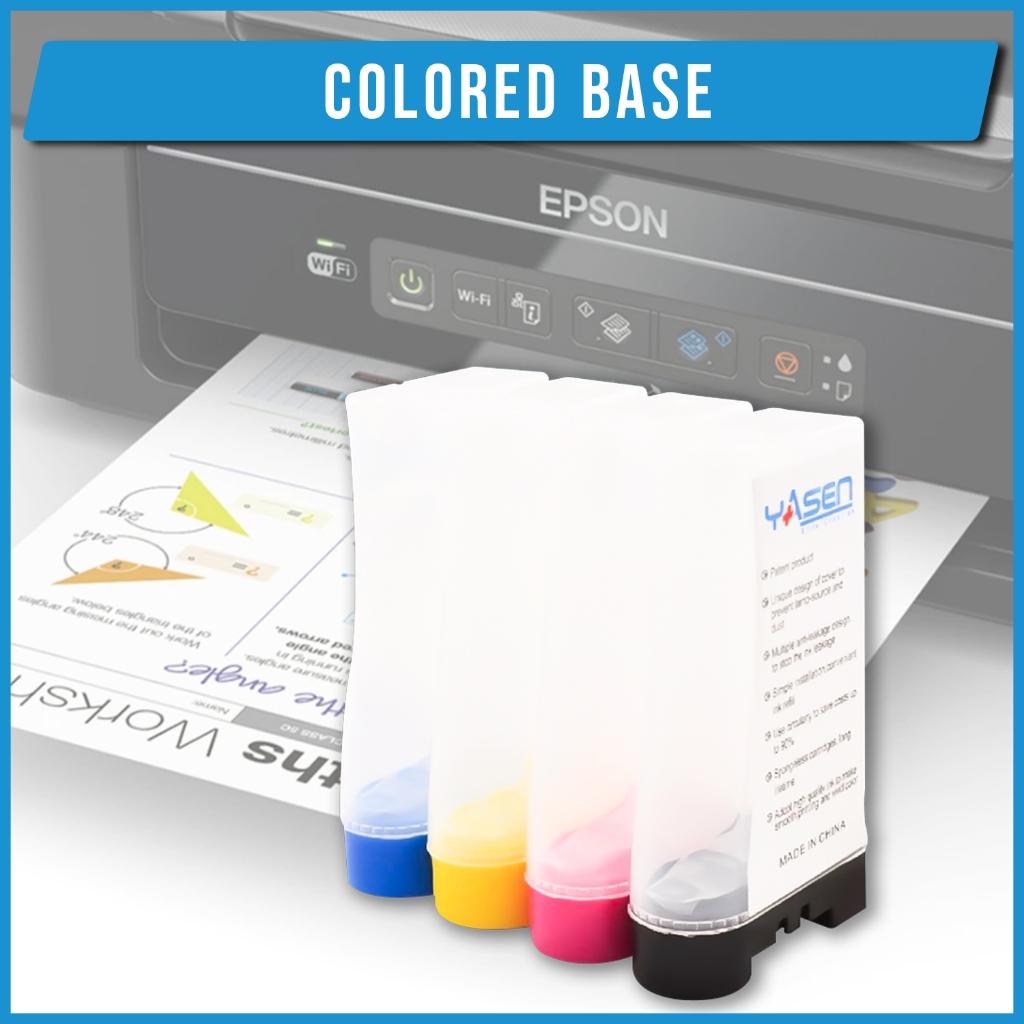 Canon 100ml CISS Empty Ink Tank Colored Base Cover for Liquid Base Inks ...