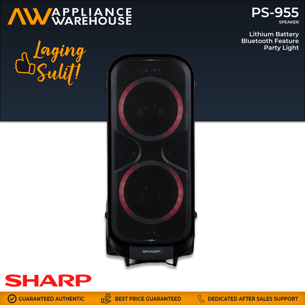 Sharp PS-955 60 watts Party Speaker | Shopee Philippines