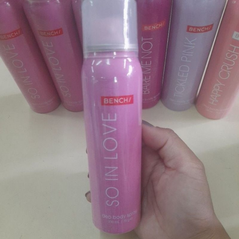 Bench Pink Deo Body Spray 50ml/100ml (Tickled Pink/ So In Love