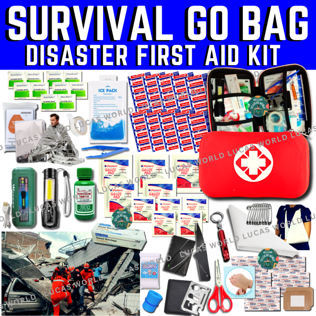 EMERGENCY SURVIVAL & DISASTER FIRST AID KIT FOR HOME MEDICAL KIT ...