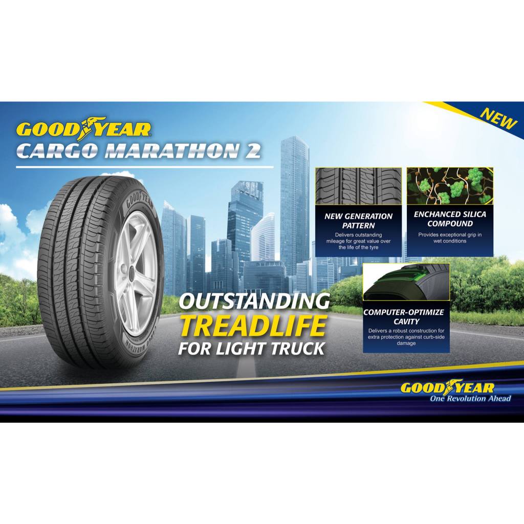 Goodyear 215/70 R15C 109/107S Cargo Marathon 2 Tire | Shopee Philippines