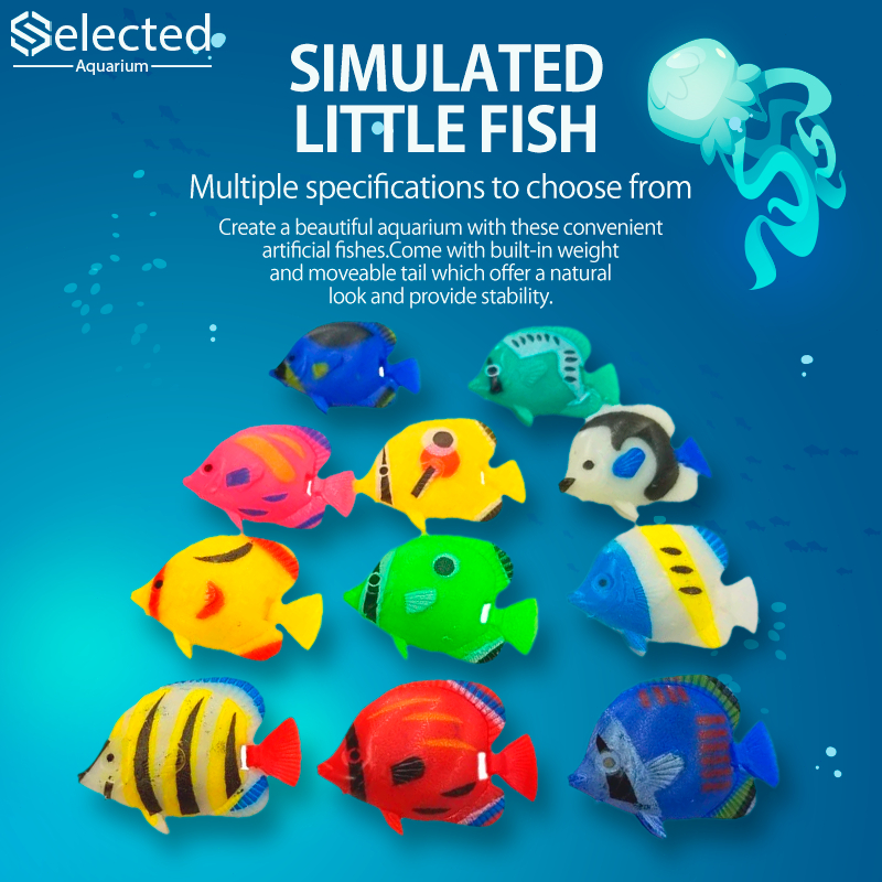 1pcs Aquarium Fish Tank Artificial Fake Floating Fish Pet Decor ...