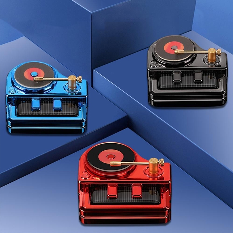 1 Car Aroma Device Vintage Record Player Turntable Car Air Vent ...