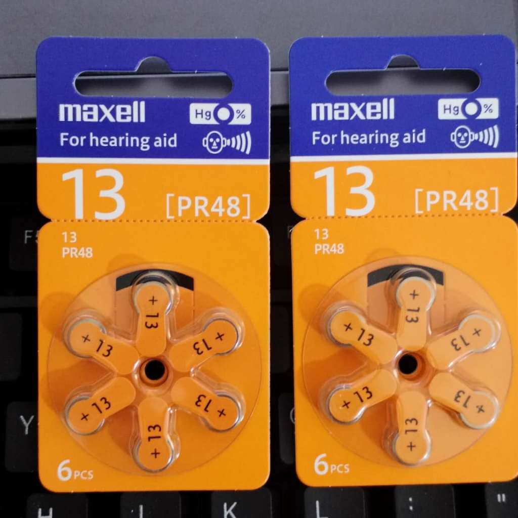 Maxell PR48 13 Batteries 6pcs | Shopee Philippines