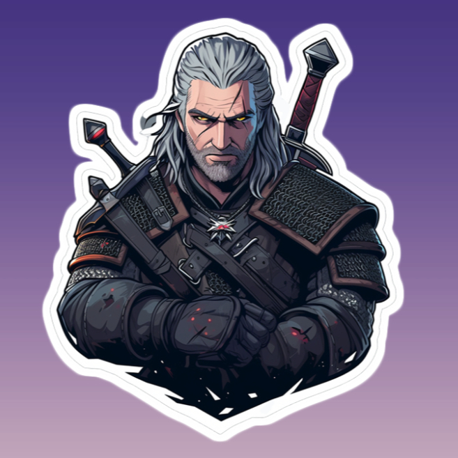 V3 The Witcher Vynil Sticker Waterproof for Motors, Tumbler, Flask ...
