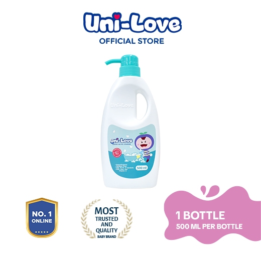 Uni-Love Baby Bottle Cleanser 500ml (Bottle Pump) x1